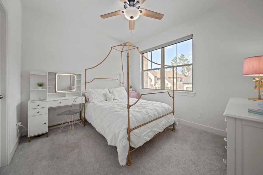 Third upstirs bedroom with oversized window looking of the front of the home. Plenty of space for furniture, study desk, or reading nook. Third upstirs bedroom with oversized window looking of the front of the home. Plenty of space for furniture, study desk, or reading nook.