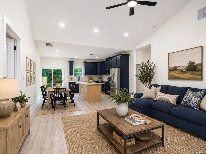Furnished interior view inside a new home in , Brownwood (Image 6).