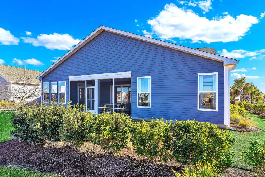 Representative exterior details of a home built from the The Surfrider by Chesapeake Homes in Traditions at Carolina Forest, Myrtle Beach (Image 4). Representative exterior details of a home built from the The Surfrider by Chesapeake Homes in Traditions at Carolina Forest, Myrtle Beach (Image 4).