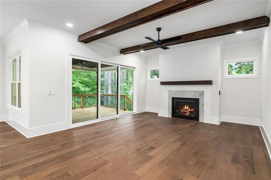 Spacious, unfurnished interior of a new home in , Atlanta (Image 109).