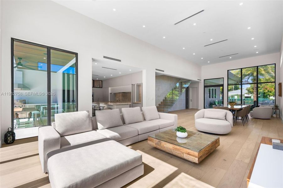 Furnished interior view inside a new home in , Miami (Image 60).