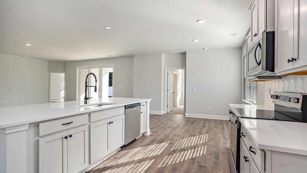 Furnished interior view inside a new home in Auberon Woods, Conway (Image 3). Furnished interior view inside a new home in Auberon Woods, Conway (Image 3).