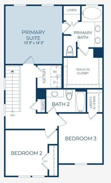 2D floor plan layout of this home in , Houston, TX (Image 6). 2D floor plan layout of this home in , Houston, TX (Image 6).