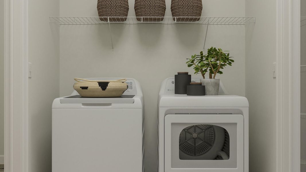 Furnished interior view inside a new home in Horizons at Summers Corner | 55+: The Estates, Summerville (Image 16).