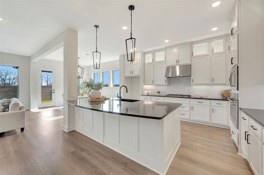 Furnished interior view inside a new home in South Pointe Manor Series, Mansfield (Image 27).