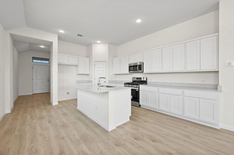 Furnished interior view inside a new home in Trinity Ranch, Elgin (Image 8).