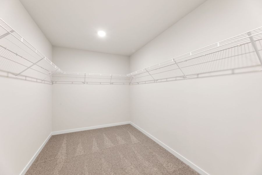 A white hallway with a grey carpet. A white hallway with a grey carpet.