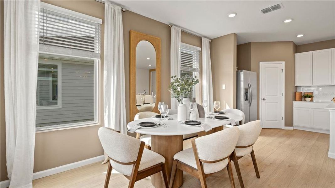 Furnished interior view inside a new home in Wellness Ridge, Clermont (Image 9). Furnished interior view inside a new home in Wellness Ridge, Clermont (Image 9).