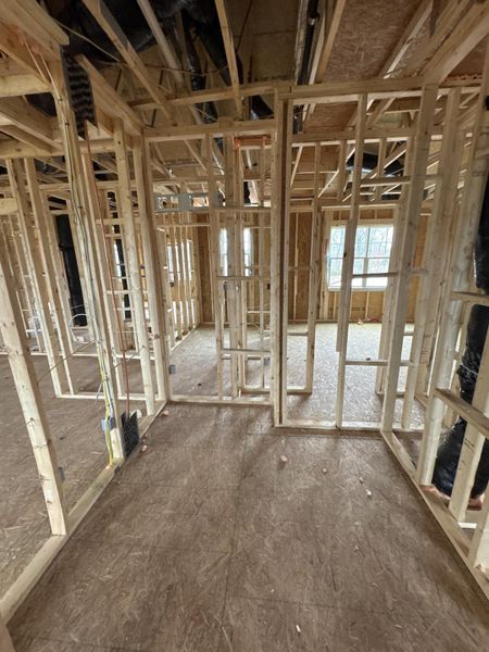 In-progress construction of a new home in Robinson Oaks, Gastonia, NC (Image 28).