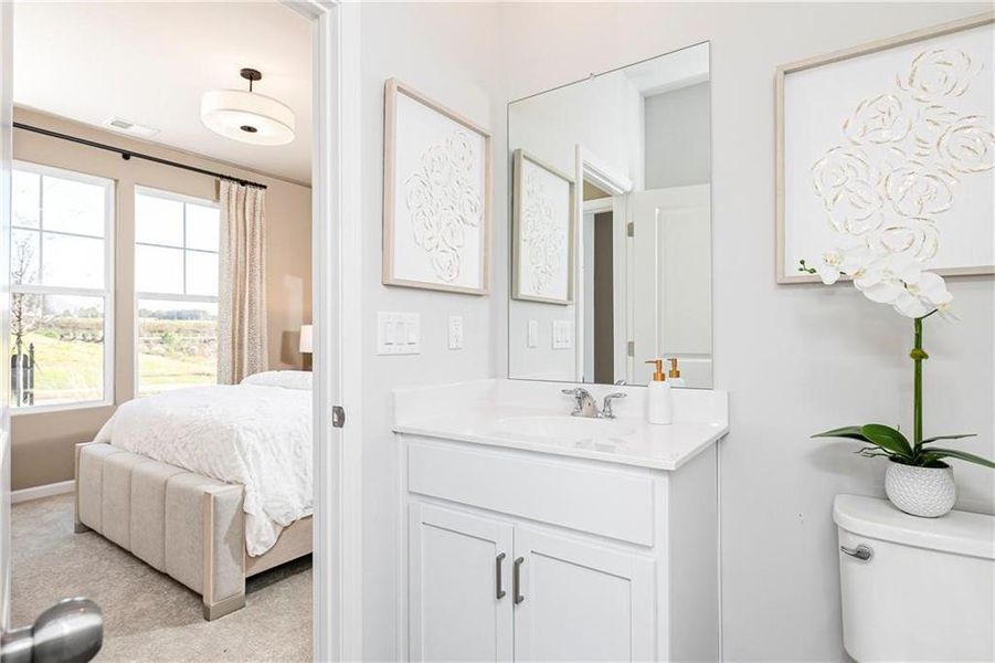 Furnished interior view inside a new home in Riverside Ridge, Lawrenceville (Image 10).