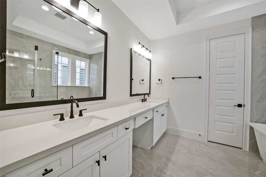 Furnished interior view inside a new home in Reserve in Memorial, Houston (Image 18). Furnished interior view inside a new home in Reserve in Memorial, Houston (Image 18).