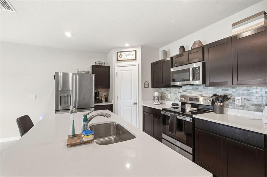 Furnished interior view inside a new home in , Brooksville (Image 35).