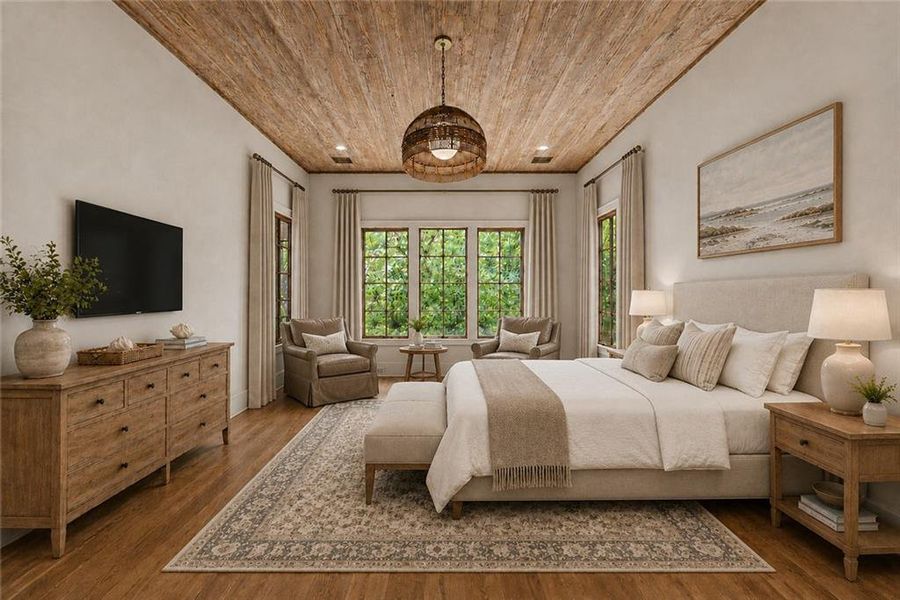 Furnished interior view inside a new home in , Greensboro (Image 48).