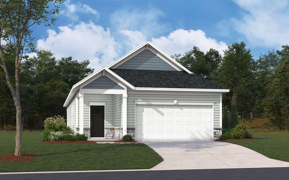 Representative exterior photo of a completed home built from the The Tilbury by Stanley Martin Homes in Ashwood Meadows, Boiling Springs, SC (Image 2).