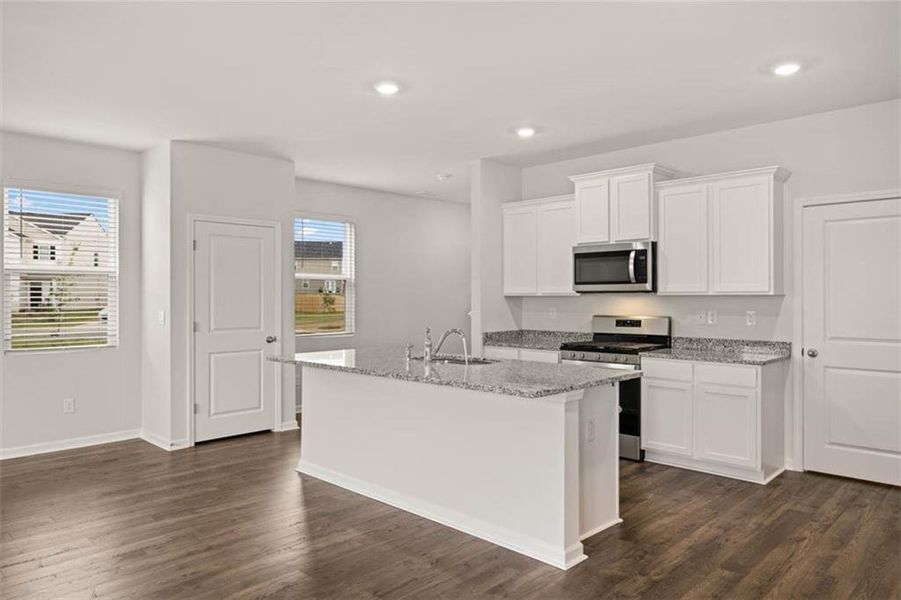 Furnished interior view inside a new home in Shoal Creek, Hampton (Image 4).