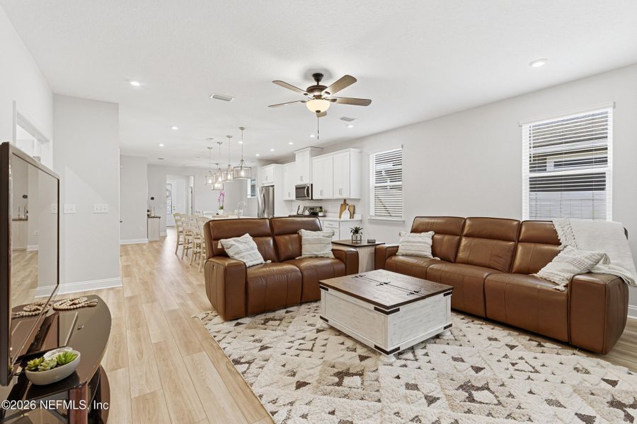 Furnished interior view inside a new home in RiverTown, St. Johns (Image 11).