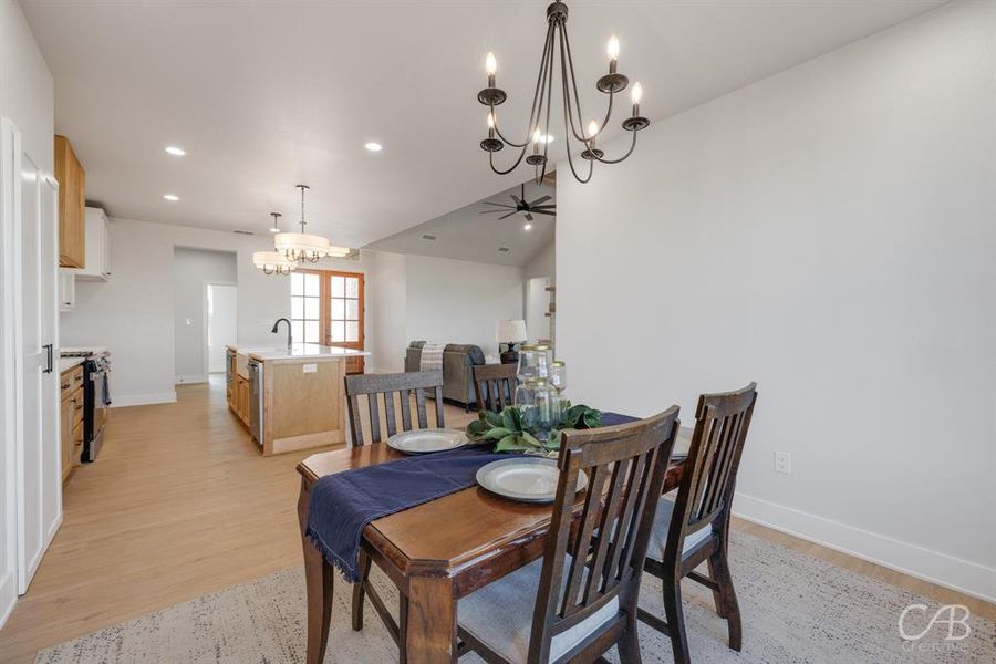 Furnished interior view inside a new home in , Abilene (Image 6).