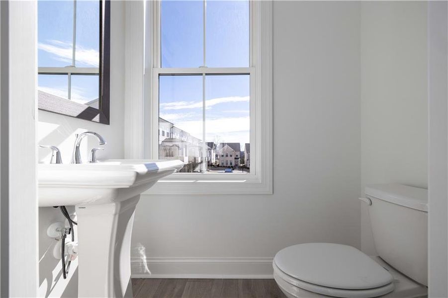 Furnished interior view inside a new home in Palisades Townhomes, Cumming (Image 7).