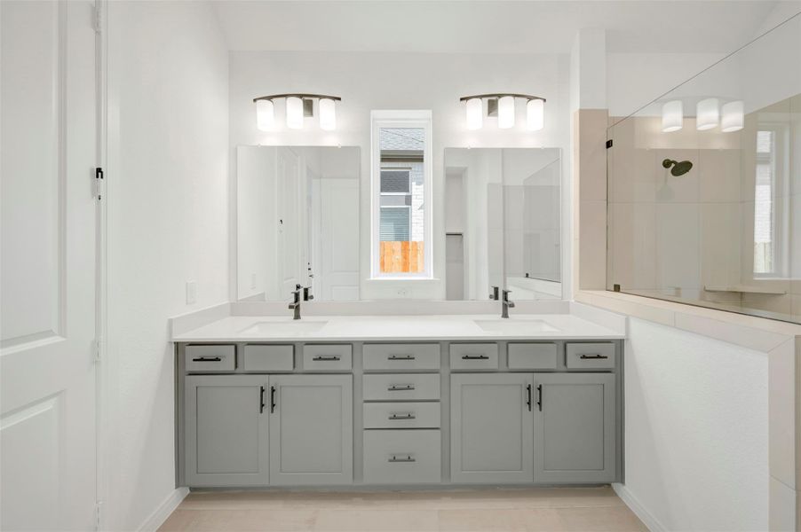 Furnished interior view inside a new home in Jordan Ranch - Terrace Collection, Fulshear (Image 17).