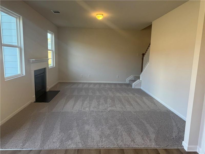 Spacious, unfurnished interior of a new home in The Reserve at Willow Oaks, Canton (Image 11).