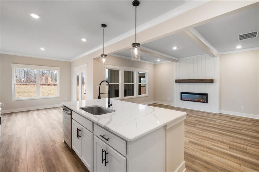 Furnished interior view inside a new home in Summerlin, Winder (Image 9).