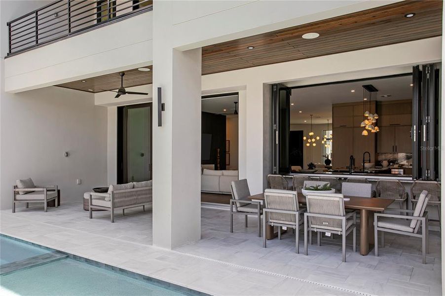 Exterior details and patio area of a home in , Tampa (Image 37). Exterior details and patio area of a home in , Tampa (Image 37).