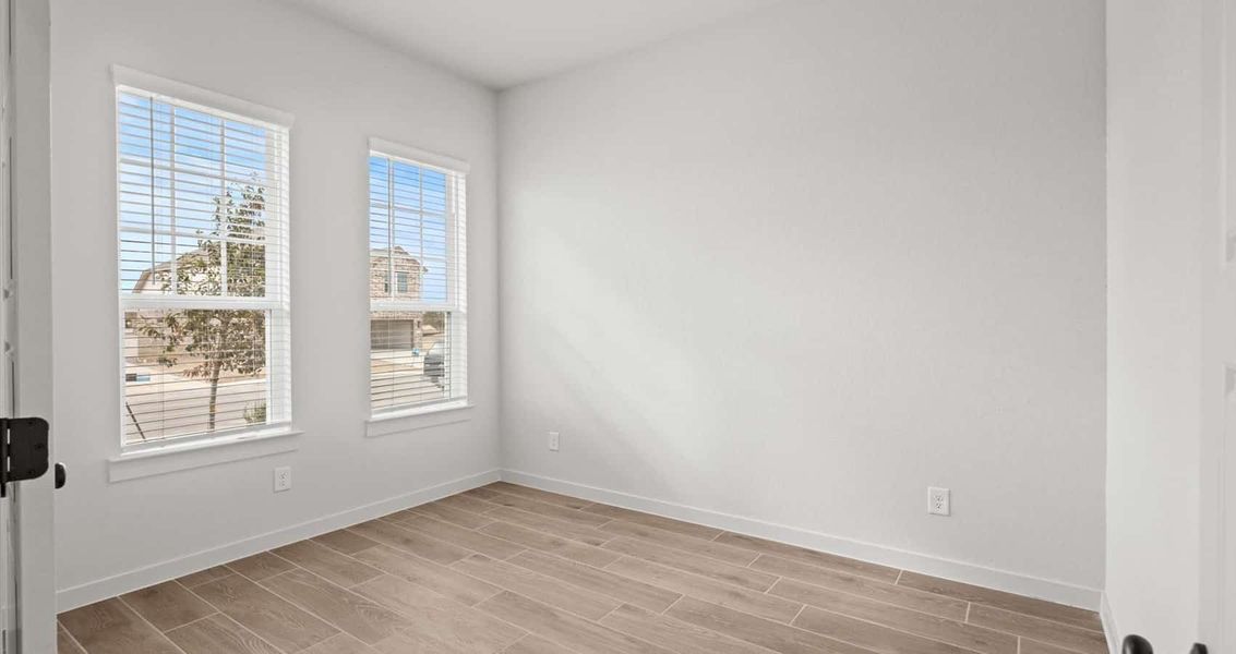 Representative unfurnished interior of a home built from the Rhyan by Chesmar Homes in Stream Waters, Seguin (Image 10). Representative unfurnished interior of a home built from the Rhyan by Chesmar Homes in Stream Waters, Seguin (Image 10).