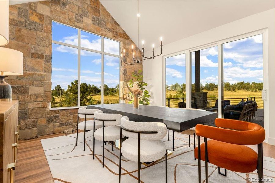 Furnished interior view inside a new home in , Parker (Image 15).