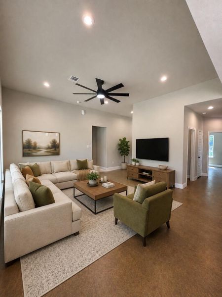 Furnished interior view inside a new home in , Willis (Image 18). Furnished interior view inside a new home in , Willis (Image 18).
