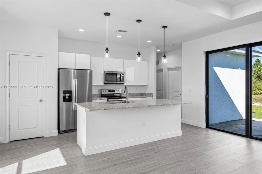 Furnished interior view inside a new home in , Lehigh Acres (Image 8).