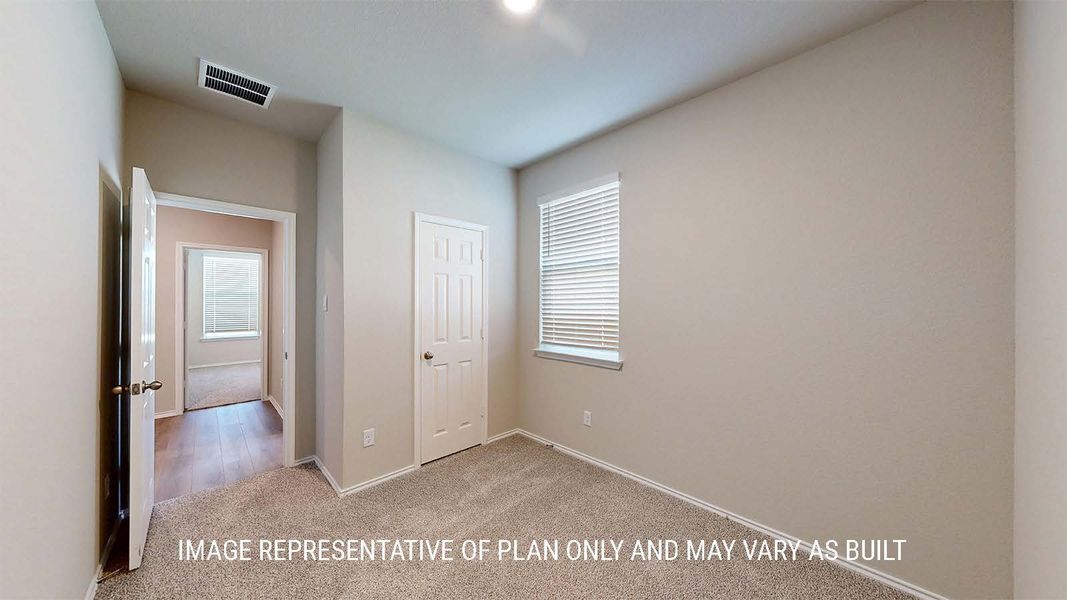 Representative unfurnished interior of a home built from the 1530 by D.R. Horton in The Terrace Duplexes, Temple (Image 15). Representative unfurnished interior of a home built from the 1530 by D.R. Horton in The Terrace Duplexes, Temple (Image 15).