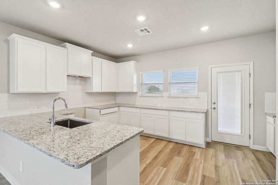 Furnished interior view inside a new home in Remington Ranch, San Antonio (Image 10).