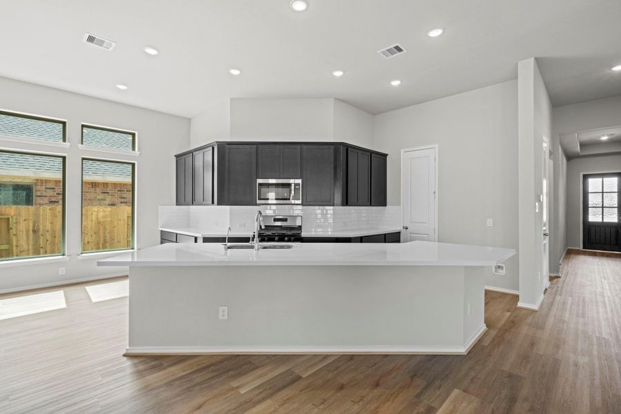 Furnished interior view inside a new home in The Trails, New Caney (Image 15).