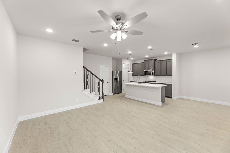 Representative exterior photo of a completed home built from the Buchanan by Impression Homes in Timber Ridge, Corinth, TX (Image 5). Representative exterior photo of a completed home built from the Buchanan by Impression Homes in Timber Ridge, Corinth, TX (Image 5).