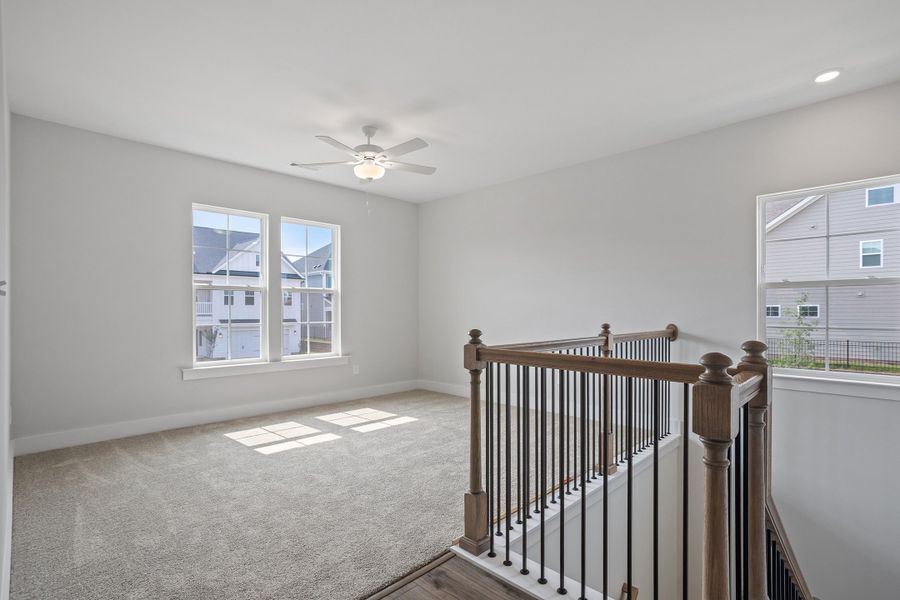 Spacious, unfurnished interior of a new home in Sweetbrier, Durham (Image 25).