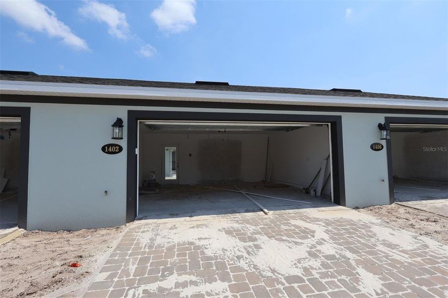 In-progress construction of a new home in Center Lake on the Park, St. Cloud, FL (Image 19).