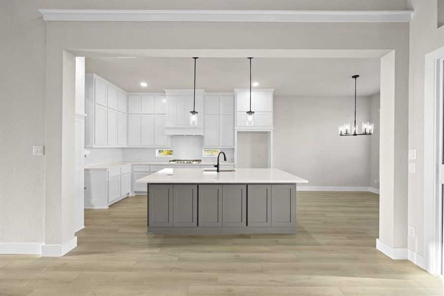 Furnished interior view inside a new home in Birdsong - Harwood, Mansfield (Image 4).