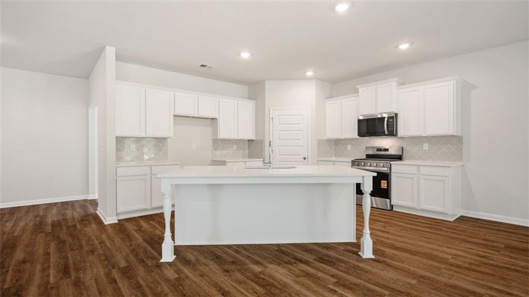 Furnished interior view inside a new home in Preserve at Dove Creek, Statham (Image 18).