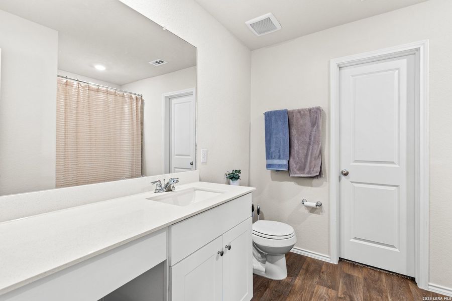 Furnished interior view inside a new home in , San Antonio (Image 16). Furnished interior view inside a new home in , San Antonio (Image 16).