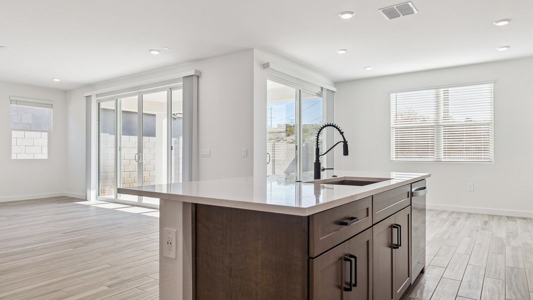 Representative furnished interior of a home built from the Crow by D.R. Horton in The Ridge at Stone Butte, Phoenix (Image 8).