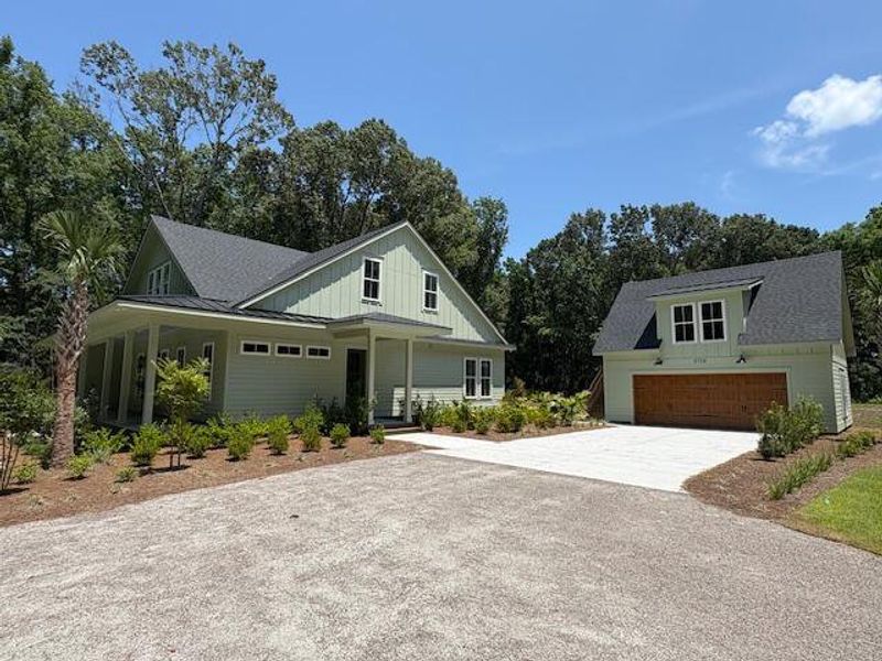 Front exterior of a new home in , Johns Island, SC, highlighting curb appeal (Image 25).