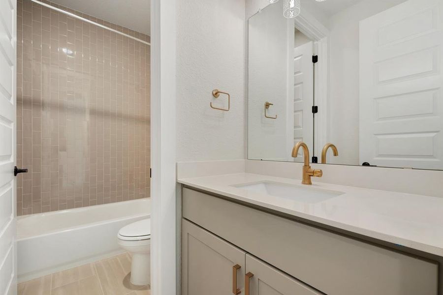 Furnished interior view inside a new home in Terrace Collection at Lariat, Liberty Hill (Image 5). Furnished interior view inside a new home in Terrace Collection at Lariat, Liberty Hill (Image 5).