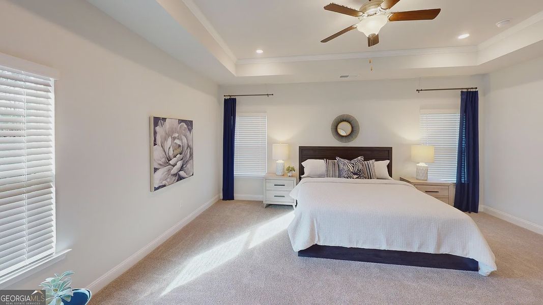 Furnished interior view inside a new home in The Abberley., Macon (Image 20).