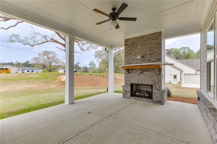 Exterior details and patio area of a home in , Cumming (Image 28).