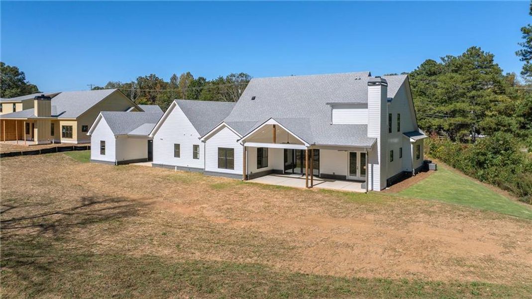 Exterior details and patio area of a home in , Woodstock (Image 35).