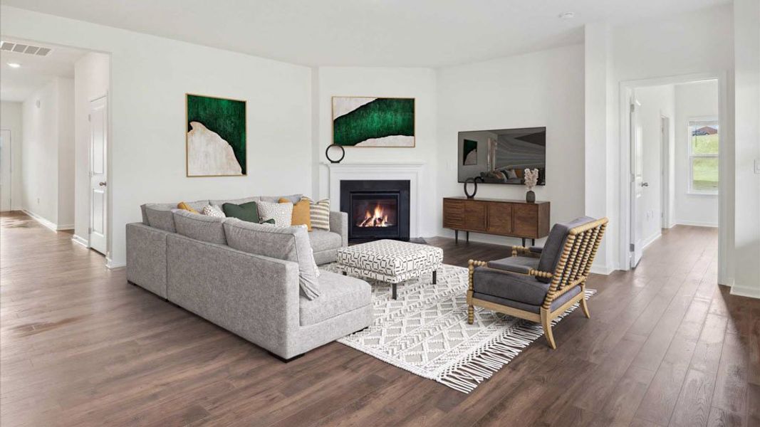 Furnished interior view inside a new home in Fieldcrest Acres, Blountville (Image 5).