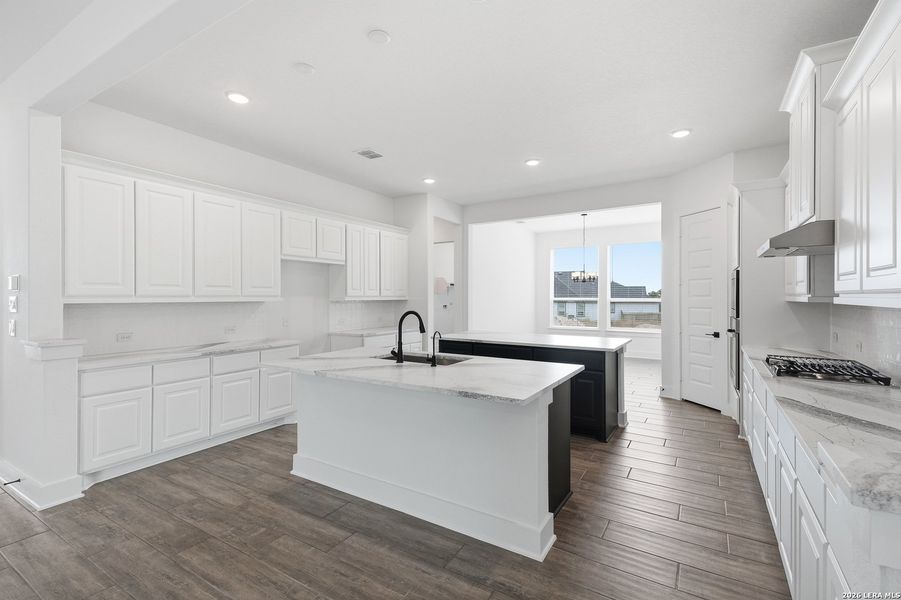 Furnished interior view inside a new home in The Reserve at Potranco Oaks, Castroville (Image 7).