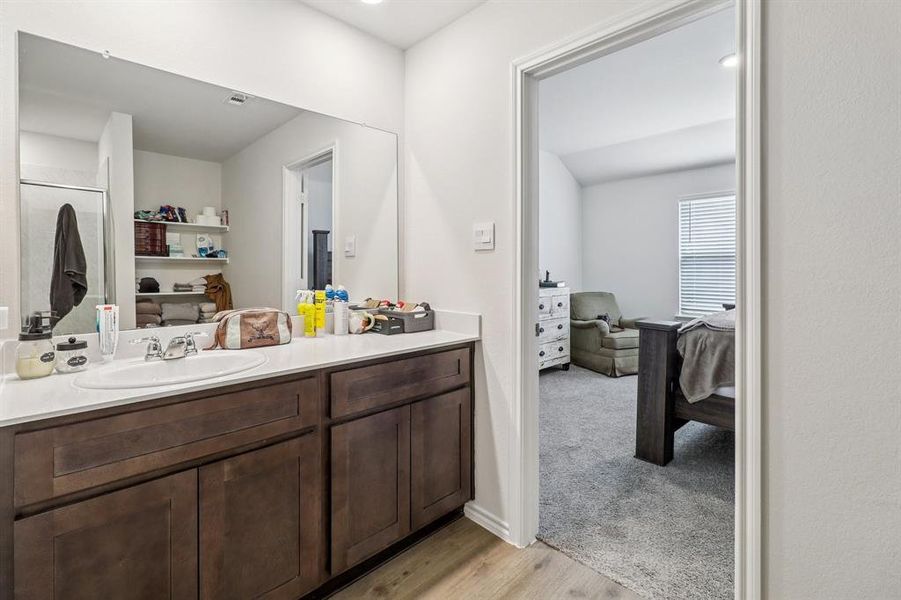 Furnished interior view inside a new home in Creeks at Burnett Trail, Canton (Image 7). Furnished interior view inside a new home in Creeks at Burnett Trail, Canton (Image 7).