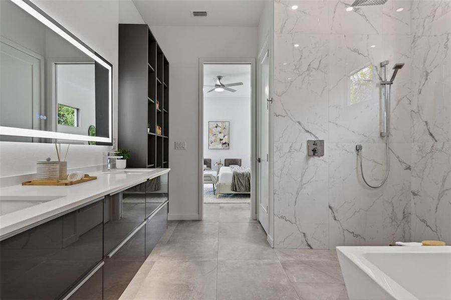 Furnished interior view inside a new home in , Sarasota (Image 7).