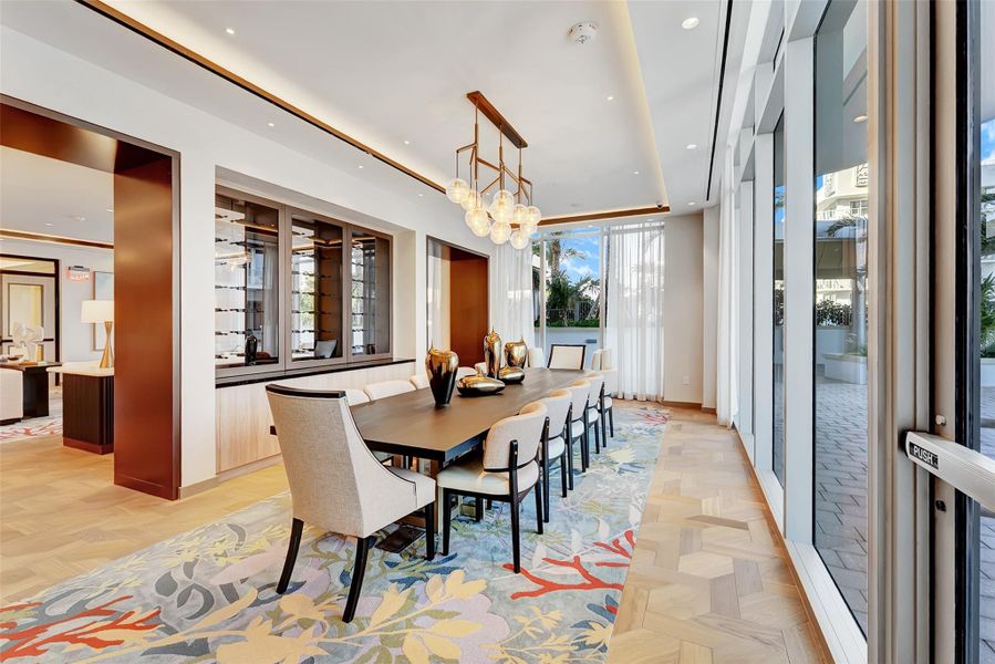 Furnished interior view inside a new home in , Fort Lauderdale (Image 47).
